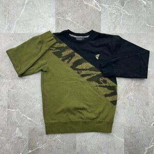 Famous Stars Straps Sweatshirt Mens Small Crewneck Pullover Sweater Colorblock